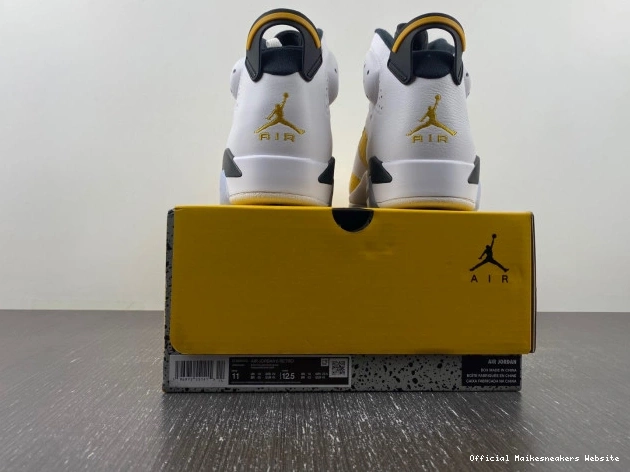 Official Maikesneakers Yellow Jordan 6 Air Ochre CT8529-170 0714